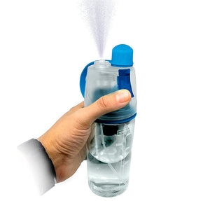 Botella para agua con boquilla push para refrescar