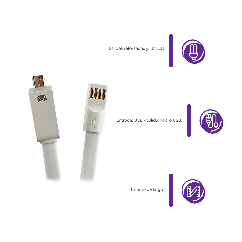 Cable UBS - Micro USB 1 metro