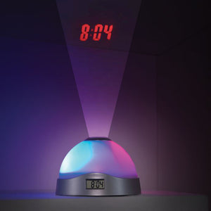 Reloj despertador digital con proyección hasta de 2 m