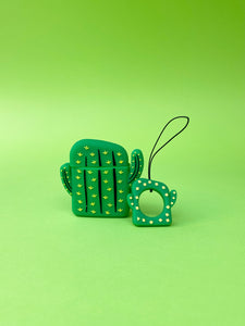 Funda para AirPods 3D de cactus