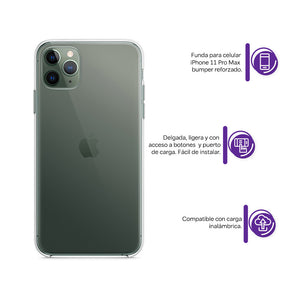 iPhone 11 Pro Max - Cristal Templado Transparente - Fundas City
