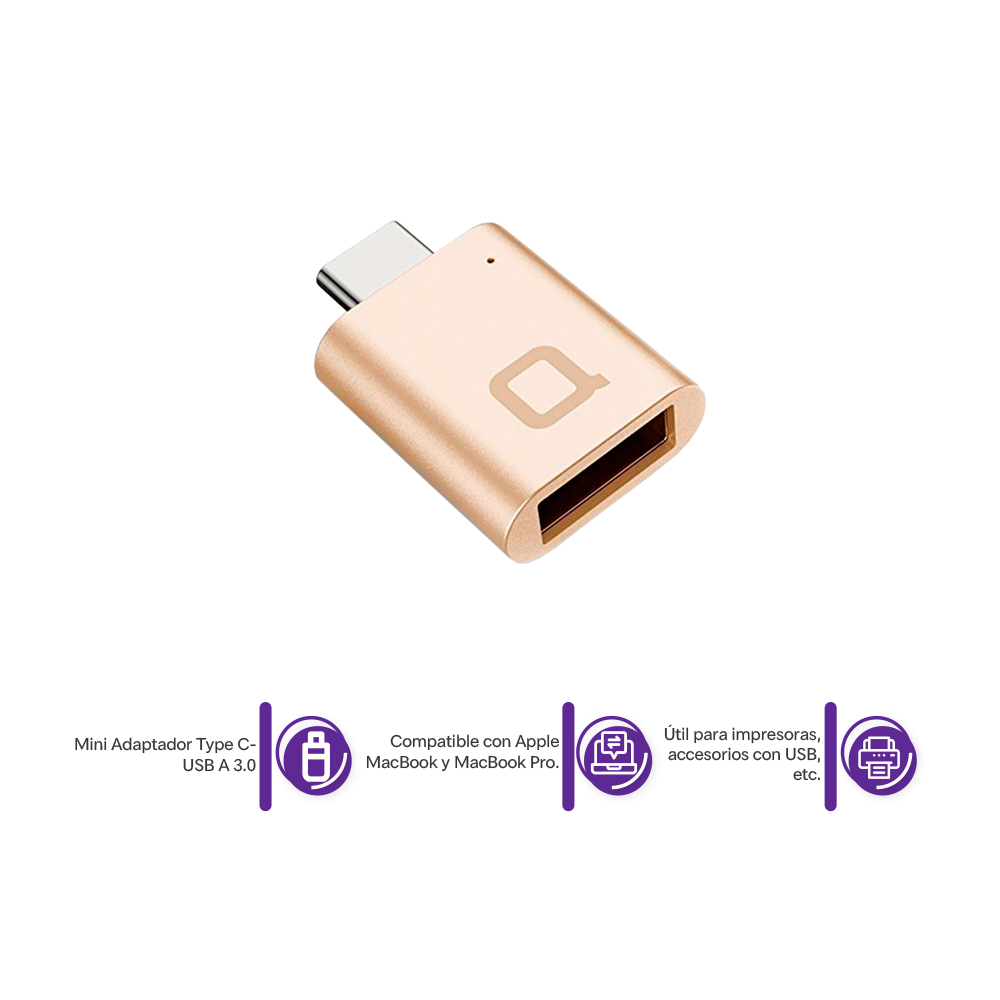 Nonda Mini Adaptador de USB-C a TypeC 3.0