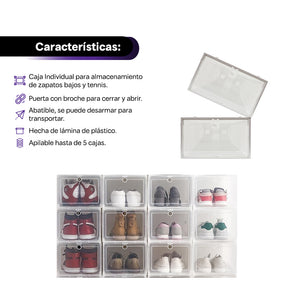 Caja organizadora de zapatos