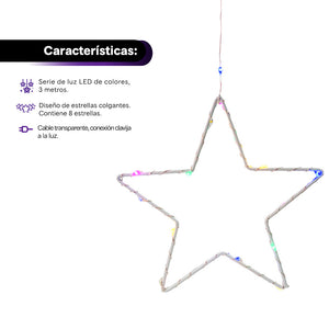 Serie de luces de estrellas